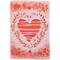 18" Watercolor Heart Valentine's Day Outdoor Garden Flag